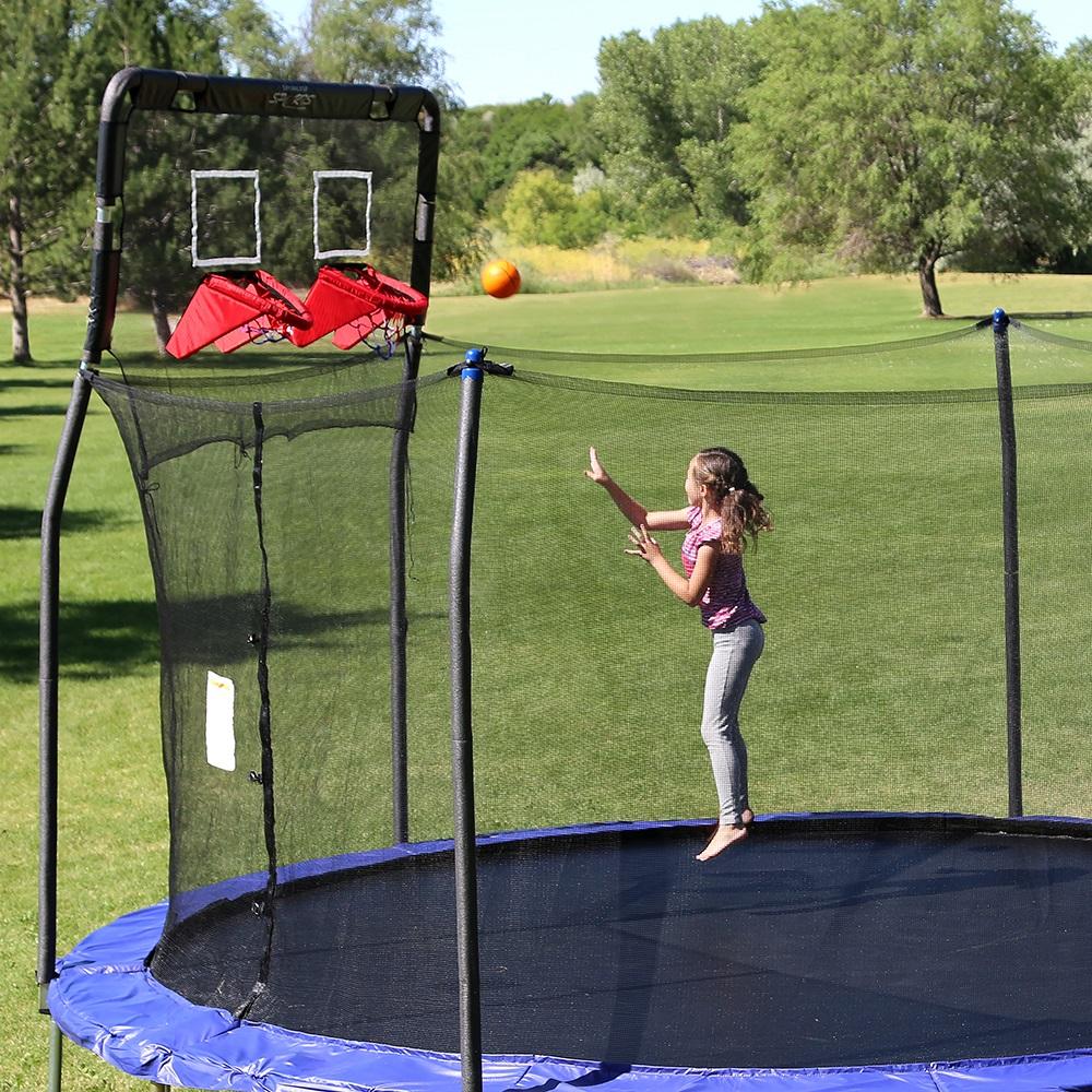 Best basketball hoop for trampoline best sale