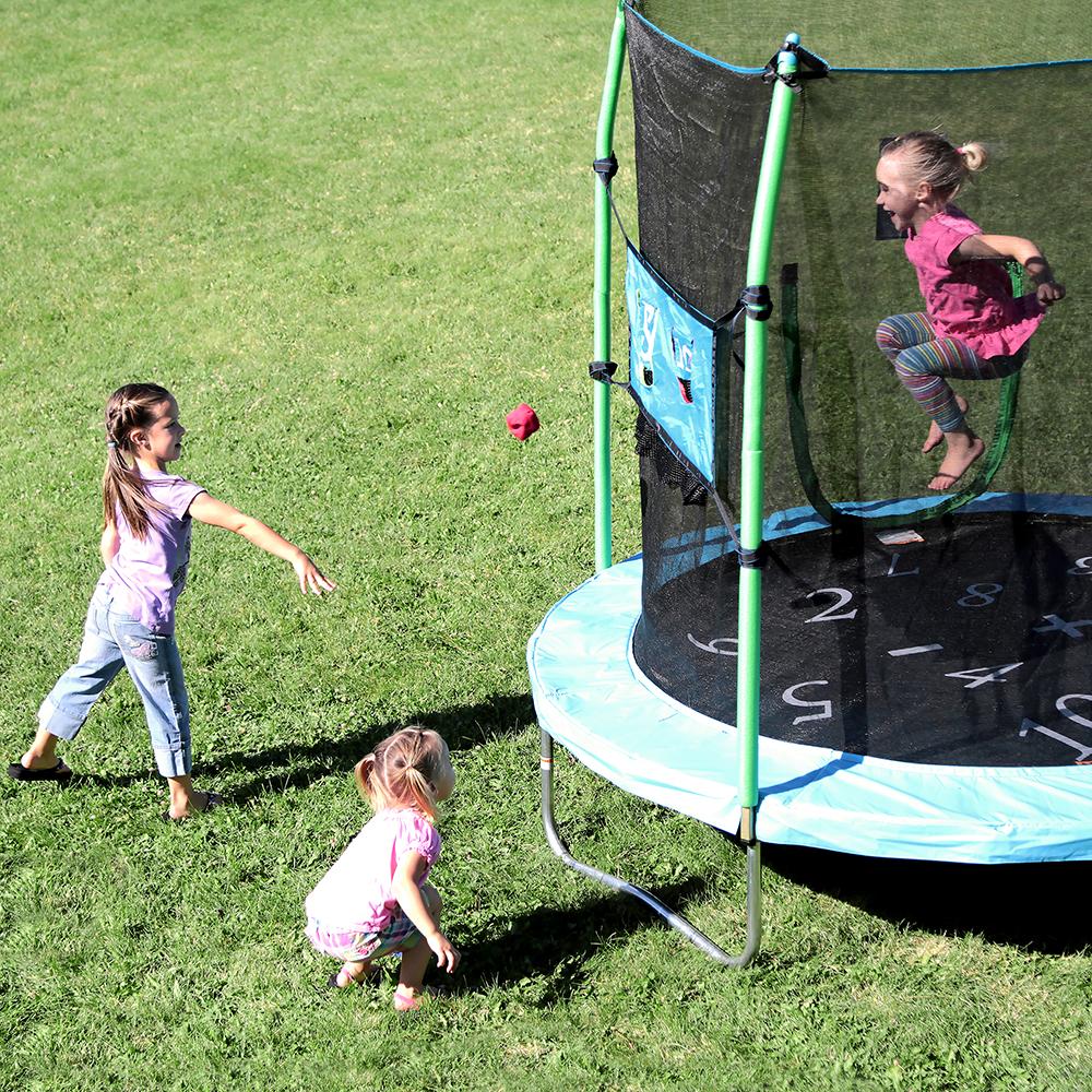 Skywalker Trampolines 7.5 Ft Round Trampoline with Double Toss